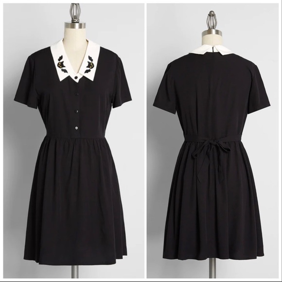 ModCloth Dangerfield Bats & Cats Collide Dress - Picture 2 of 14